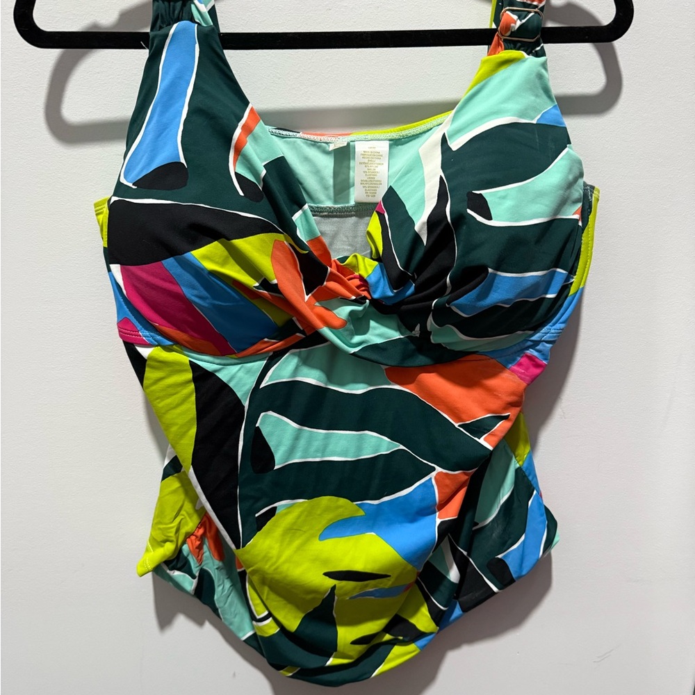 Anne Cole Multicolor Swimsuit Top